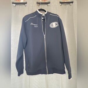 Champion Navy Blue Zip-Up Jacket